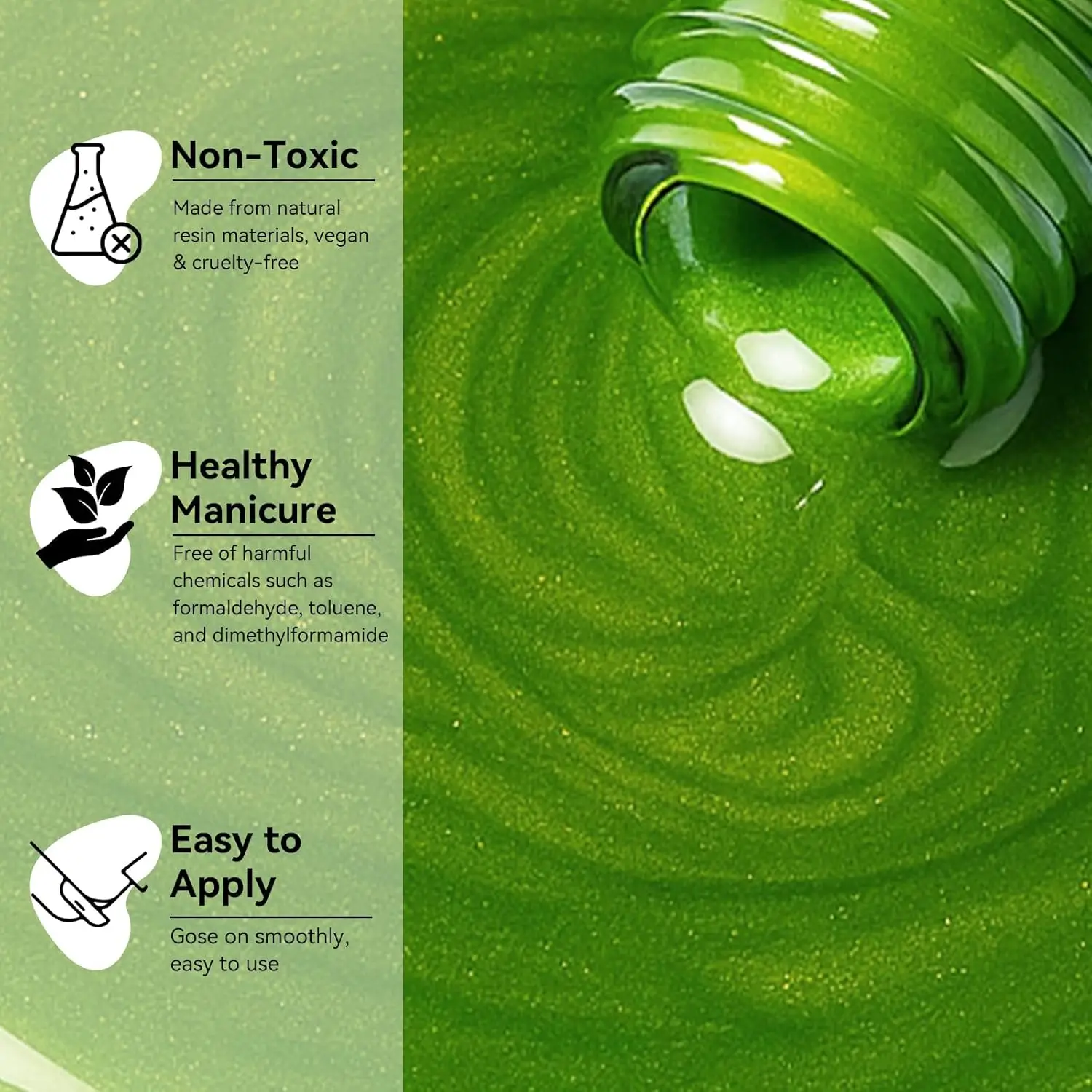 Makartt Cat Eye Gel Nail Polish - 10ml Premium Holographic Magnetic Gel with Magnet Stick, Shimmery Galaxy Effect, Long-Lasting - Image 3